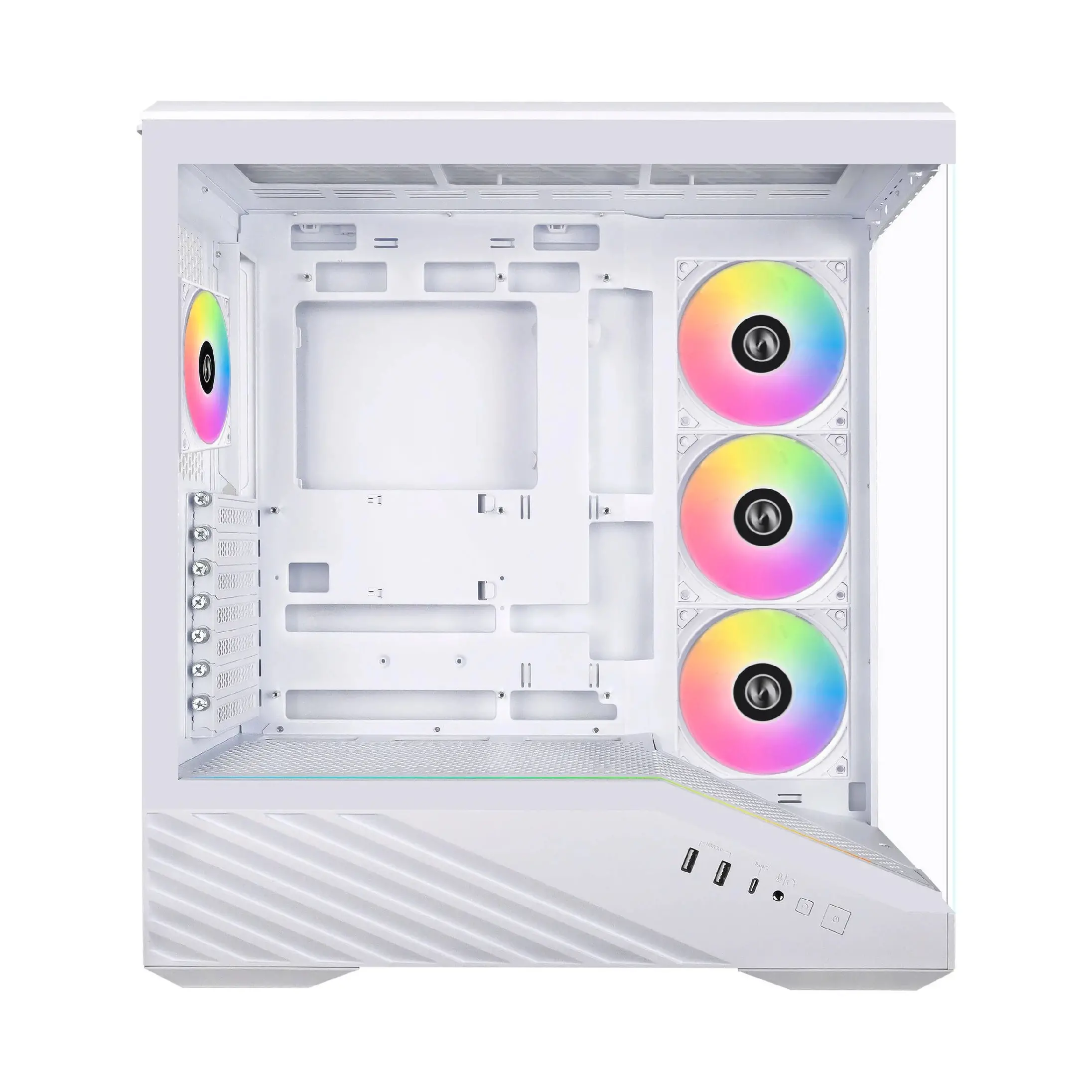 Lian Li кутия Case E-ATX - Vector V100 - White - image 2