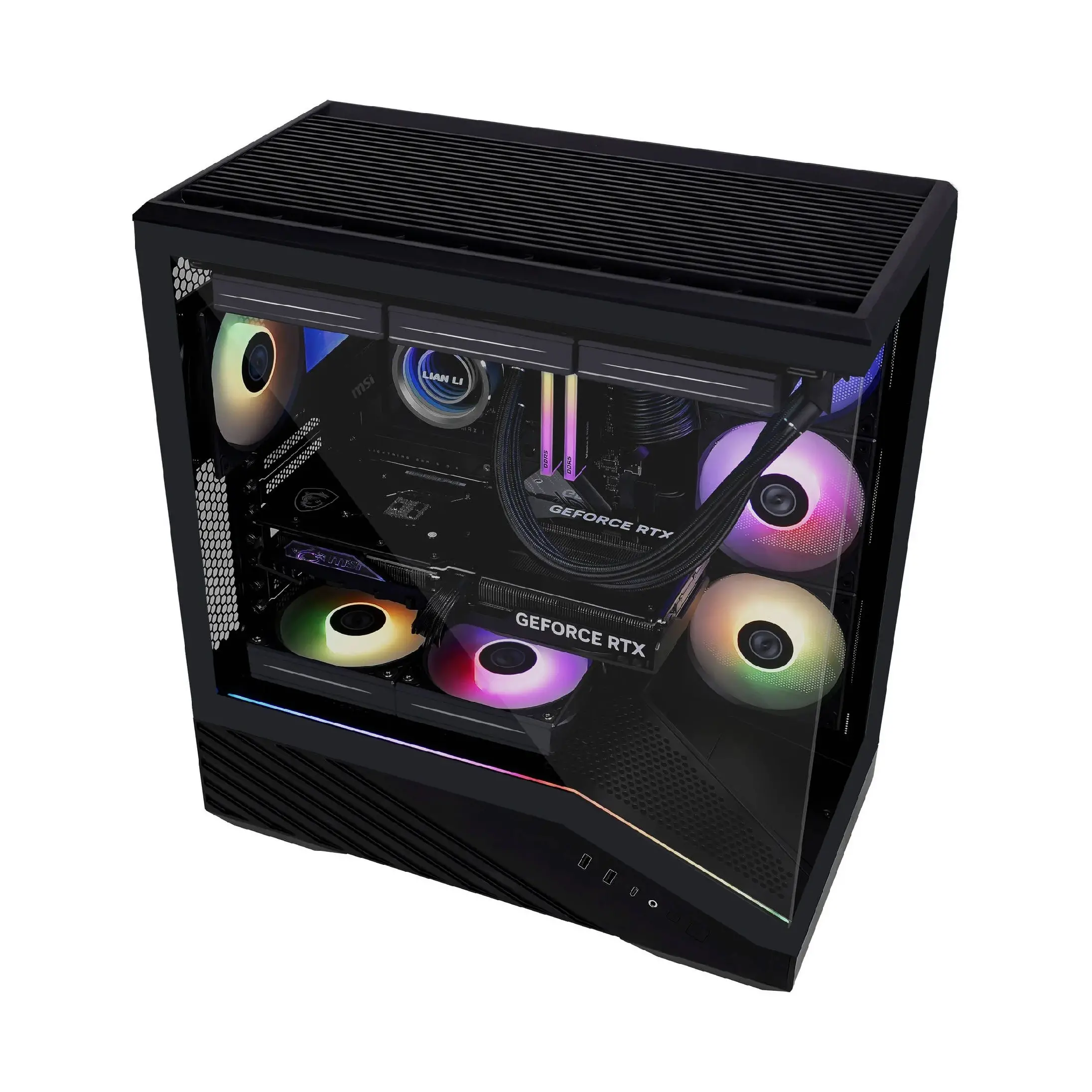Lian Li кутия Case E-ATX - Vector V100 - Black - image 4