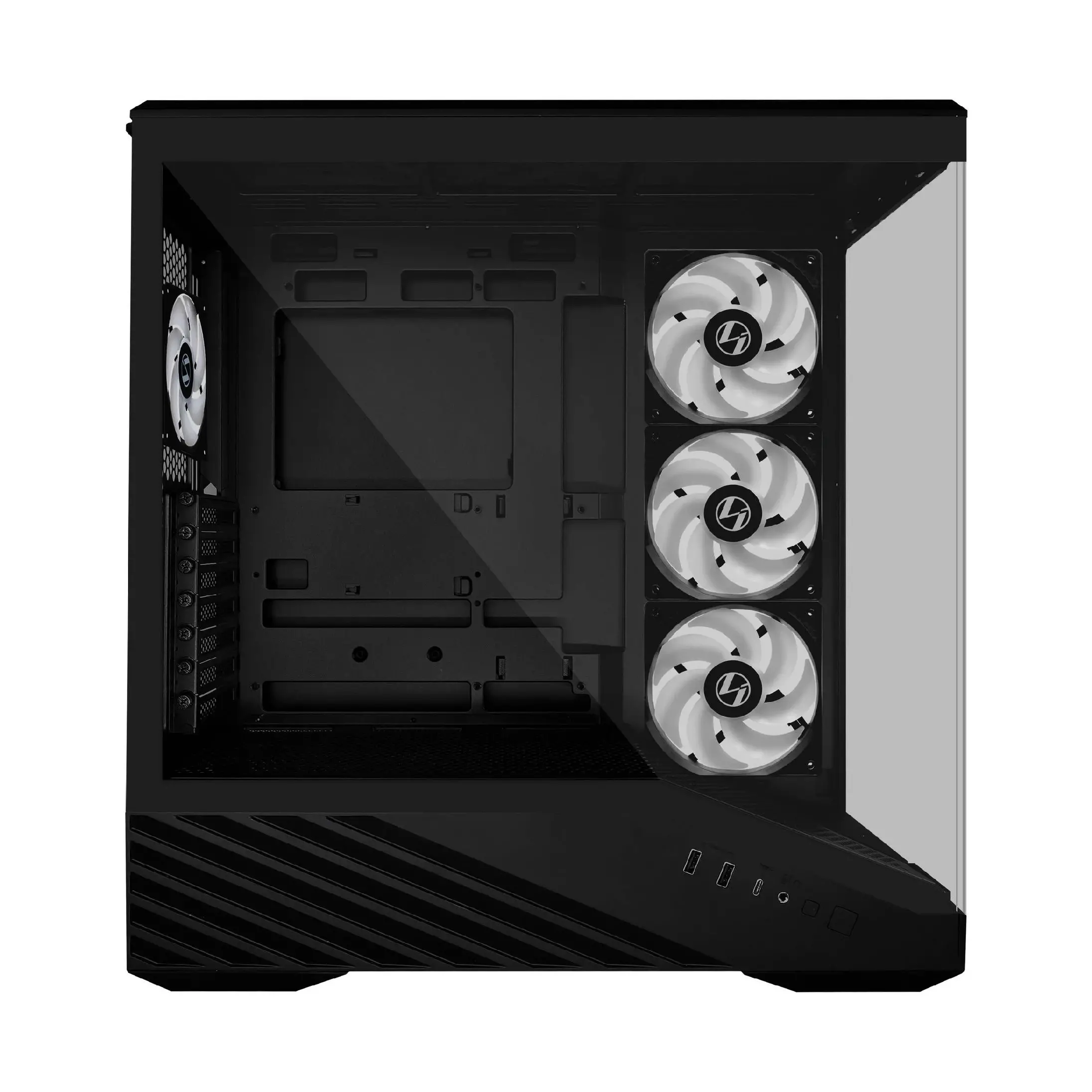 Lian Li кутия Case E-ATX - Vector V100 - Black - image 6