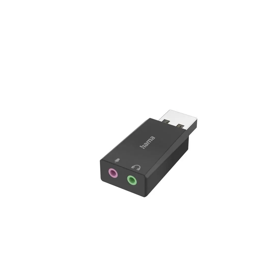 HAMA Εξωτερική κάρτα ήχου USB-A, 2 x υποδοχές ήχου 3.5 mm, στερεοφωνική