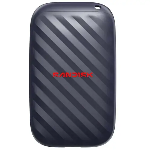 Преносим SSD диск Sandisk E10 1TB - Черен