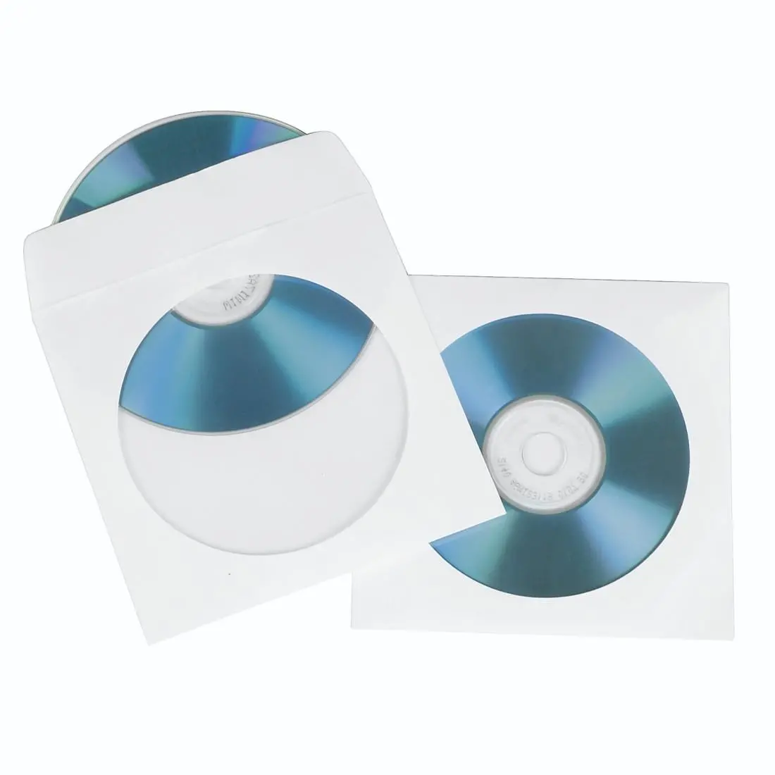 HAMA Plicuri de protecție pentru discuri CD/DVD, ambalaj 100 buc