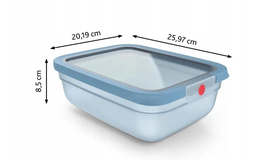 Кутия за съхранение, Tefal N1211310 Oneclick Re 2.3 L Blue Tef1 - image 1