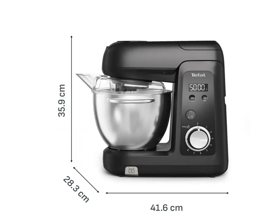 Кухненски робот, Tefal QB5458F0 Km Bake Partner + 5Acc Blk Ee - image 2