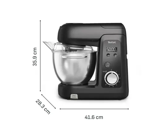 Кухненски робот, Tefal QB5458F0 Km Bake Partner + 5Acc Blk Ee - image 2