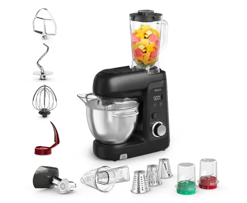 Κουζινομηχανή, Tefal QB5458F0 Km Bake Partner + 5 αξεσουάρ Μαύρο Ee - 1