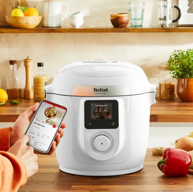 Мултикукър, Tefal CY9621F2 Epc Cook4Me 10In1 W/O Grid Wht - image 5