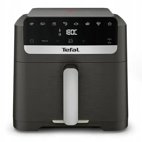 Aparat pentru gătit sănătos, Tefal EY866HE1 Mega Compact față detașabilă + accesorii - 1
