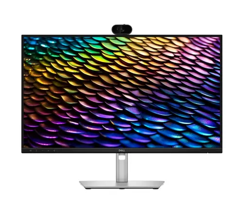 Монитор, Dell P2726DEB, 27" Conferencing Monitor, IPS Anti-Glare, 5ms, 100 Hz, 1500:1, 350 cd/m2, QHD 2560x1440, 99% sRGB, HDMI, Display Port, USB-C Hub, RJ45, Webcam, KVM Switch, PD 90W, Speakers, Height Adjustable, Pivot, Swivel, Tilt, Black - image 1