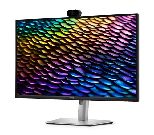 Монитор, Dell P2726DEB, 27" Conferencing Monitor, IPS Anti-Glare, 5ms, 100 Hz, 1500:1, 350 cd/m2, QHD 2560x1440, 99% sRGB, HDMI, Display Port, USB-C Hub, RJ45, Webcam, KVM Switch, PD 90W, Speakers, Height Adjustable, Pivot, Swivel, Tilt, Black - image 2