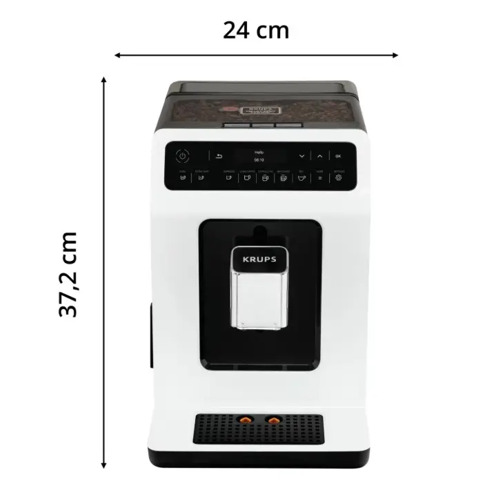Кафеавтомат, Krups EA890110 Esp Evidence White Eu - image 3