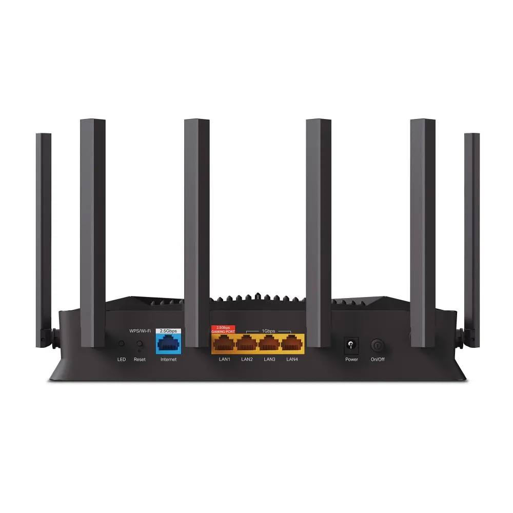 Безжичен рутер TP-Link Archer GE400,BE6500,WiFi7,2x2.5GbE,3xGbE,6x ант.,геймърск - image 2