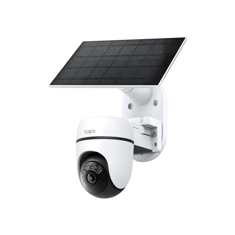 Камера TP-Link Tapo C630 KIT,3K 5MP Pan/Tilt охранителна камера със соларно захр