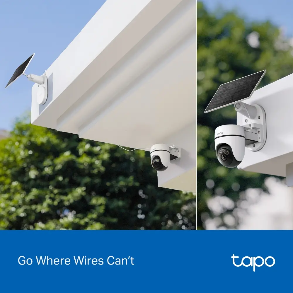 Камера TP-Link Tapo C630 KIT,3K 5MP Pan/Tilt охранителна камера със соларно захр - image 6