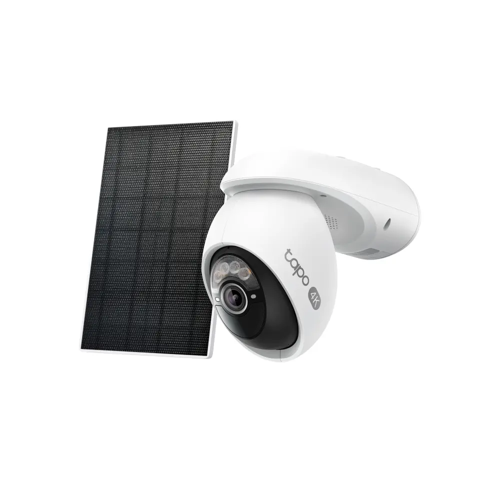 Камера TP-Link Tapo C660 KIT, 4K Pan/Tilt охранителна камера със соларно захр. - image 1