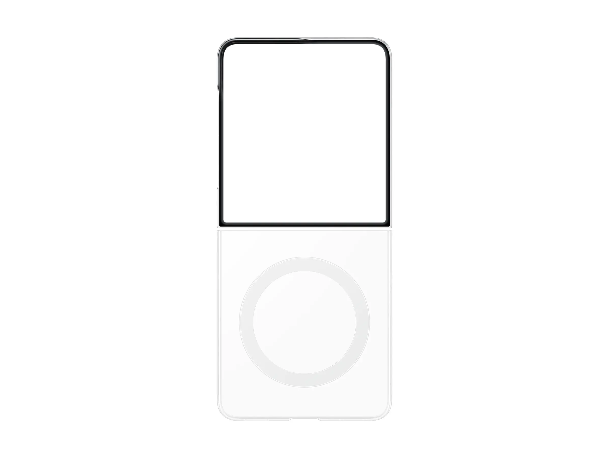 Калъф, Samsung Flip 8 Clear Magnet Case Transparent - image 3