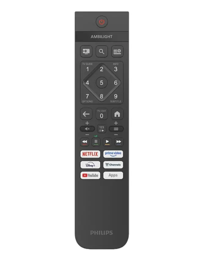 Телевизор, Philips 55PUS8001/12, 55" 4K UHD LED, 3840 x 2160p, 60Hz, 3 sided Ambilight, DVB-T/T2/T2-HD/C/S/S2, CL+2.0, Perfect Pixel UHD, HDR10, HLG, Titan OS, Dolby Atmos, 3*HDMI, 2*USB, 802.11ac, BT 5.2, Easy Link 3.0, 20W RMS, Black - image 2