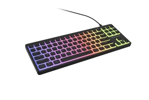 Tastatură, Genesis Gaming Keyboard Thor 430 TKL, US, RGB Mechanical Outemu, Pink, Silent, Hot Swap Slim, negru - 1