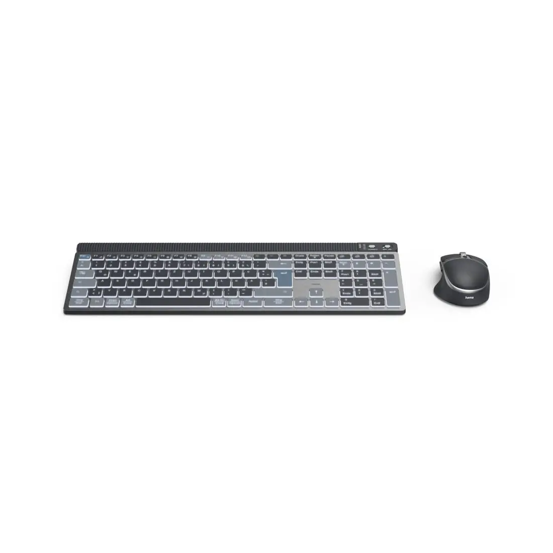 HAMA Комплект безжична клавиатура-мишка "WKM-750", Bluetooth & 2.4Ghz, кирилизирана - image 1