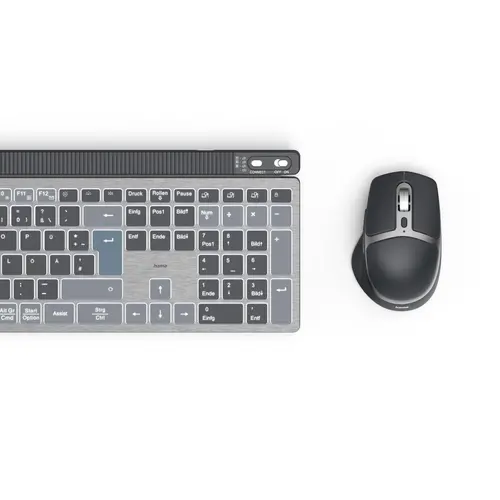 HAMA Комплект безжична клавиатура-мишка "WKM-750", Bluetooth & 2.4Ghz, кирилизирана - image 4