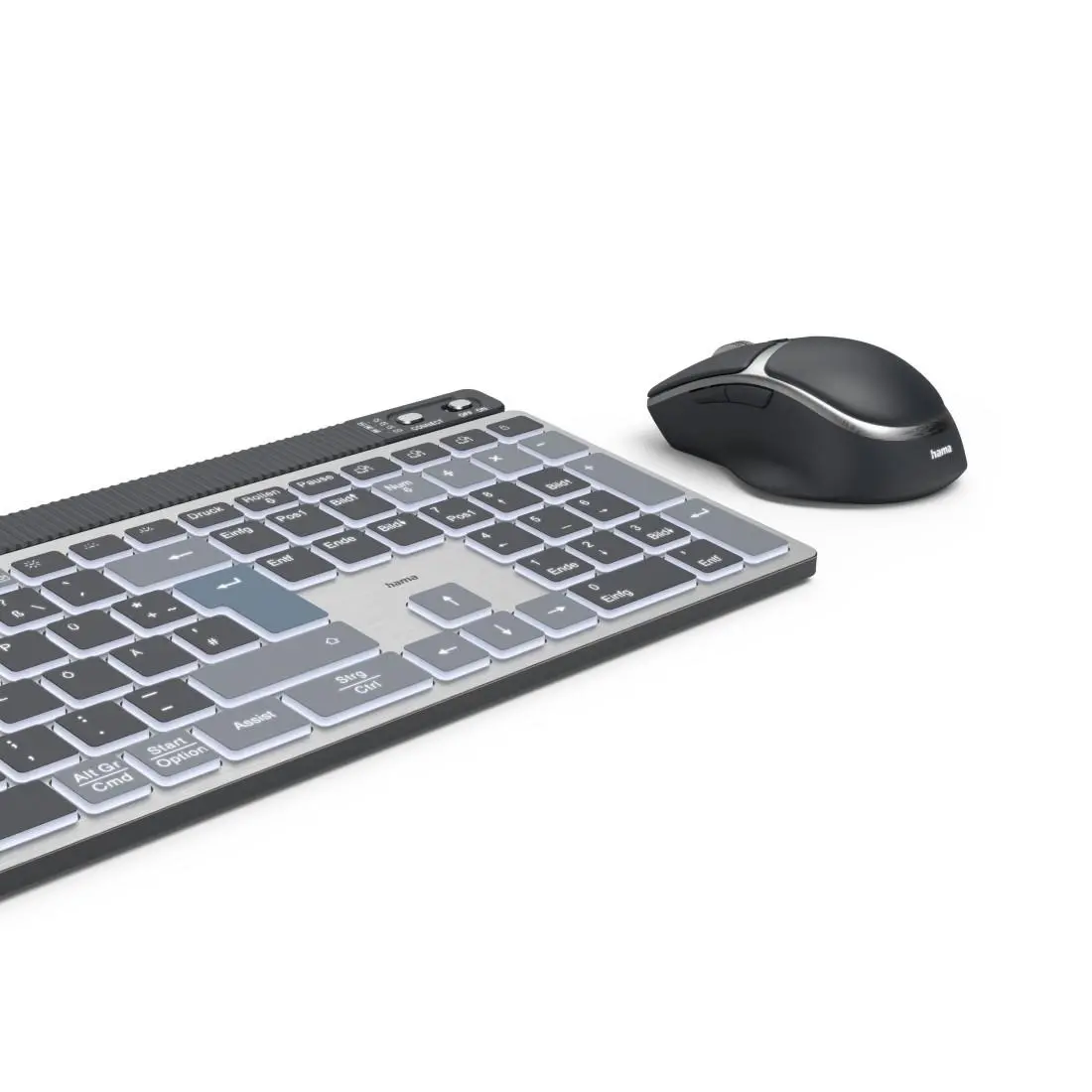 HAMA Комплект безжична клавиатура-мишка "WKM-750", Bluetooth & 2.4Ghz, кирилизирана - image 5