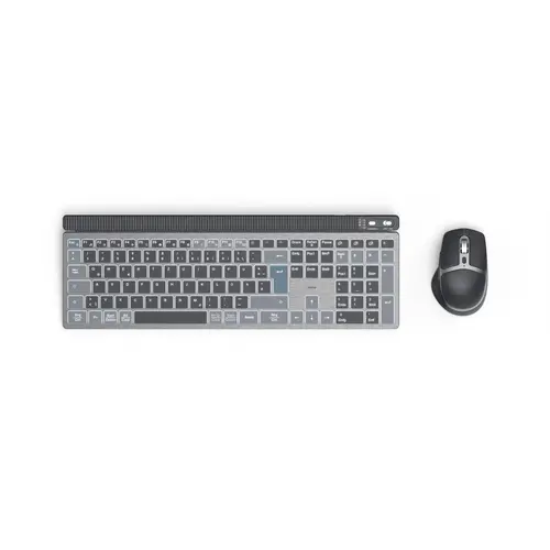 HAMA Комплект безжична клавиатура-мишка "WKM-750", Bluetooth & 2.4Ghz, кирилизирана