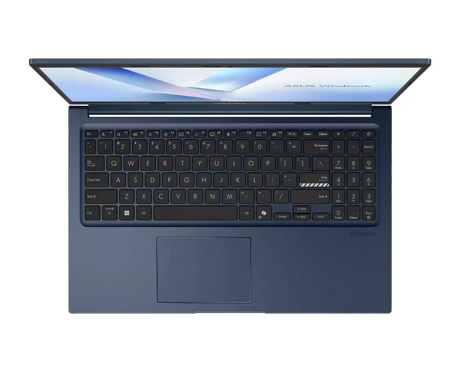 Лаптоп, Asus Vivobook X1504MA-BQ254WNA,INTEL WCL Core 5, 15.6" FHD,(1920x1080),16GB DDR5 , SSD 512GB, Chiclet Keyboard with Num-key,Windows 11, Quiet Blue, no adapter, US international - image 3