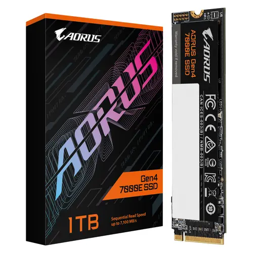 SSD Gigabyte AORUS 7000E 1TB, NVMe, PCIe 4.0 Gen4 - image 3