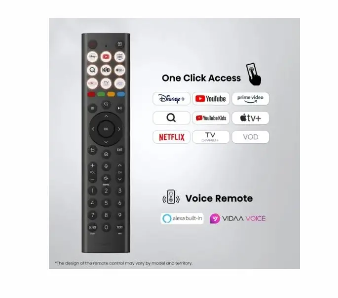 Телевизор, Hisense 43" A7S, 4K Ultra HD 3840x2160, QLED, FALD, Quantum Dot, HDR 10+, HLG, Dolby Vision, Dolby Atmos, Smart TV, WiFi 5GHz, WiFi Direct, BT, Anyview Cast, 3xHDMI, 2xUSB, LAN, CI+, DVB-T2/C/S2, Black - image 3