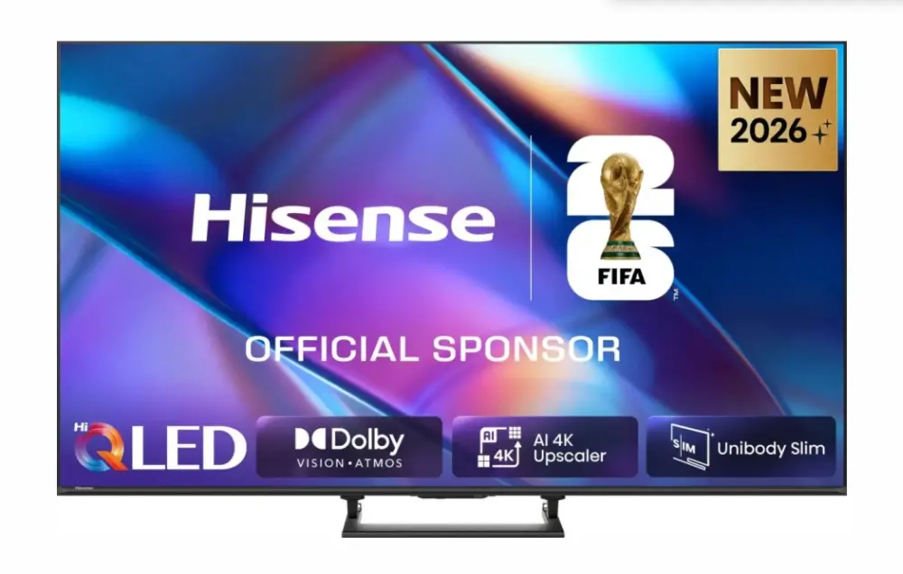 Телевизор, Hisense 55"A7S, 4K Ultra HD 3840x2160, Quantum Dot, Light Sensor,HDR 10+, HLG, Dolby Vision, Dolby Atmos, Smart TV, Voice Control,2x10 W + 20 W ,WiFi 5GHz, WiFi Direct, BT, Anyview Cast, 3xHDMI, 2xUSB, LAN, DVB-T2/C/S2, Black