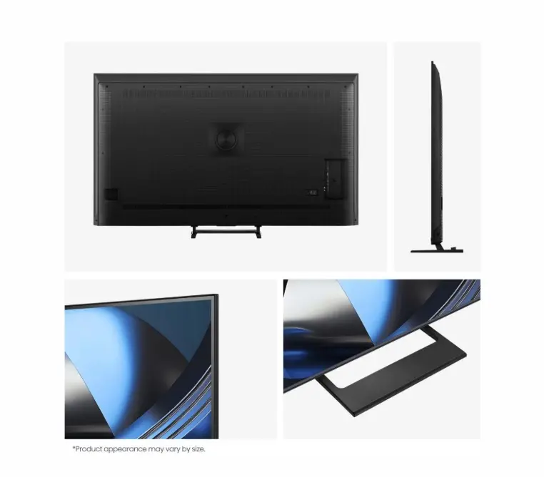 Телевизор, Hisense 55" U7SE, 4K Ultra HD 3840x2160, ULED, FALD, Quantum Dot, 144Hz, IPS, HDR 10+, HLG, Dolby Vision IQ, Dolby Atmos, Smart TV, WiFi 5GHz, WiFi Direct, BT, Anyview Cast, 4xHDMI, 2xUSB, LAN, CI+, DVB-T2/C/S2, Black - image 5
