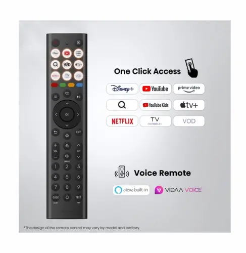 Телевизор, Hisense 65" A7S, 4K Ultra HD 3840x2160, QLED, HDR 10+, HLG, Dolby Vision, Dolby Atmos, Smart TV, Light Sensor, WiFi Direct, BT, Anyview Cast, 3xHDMI, 2xUSB, LAN, CI+, DVB-T2/C/S2, Black - image 3