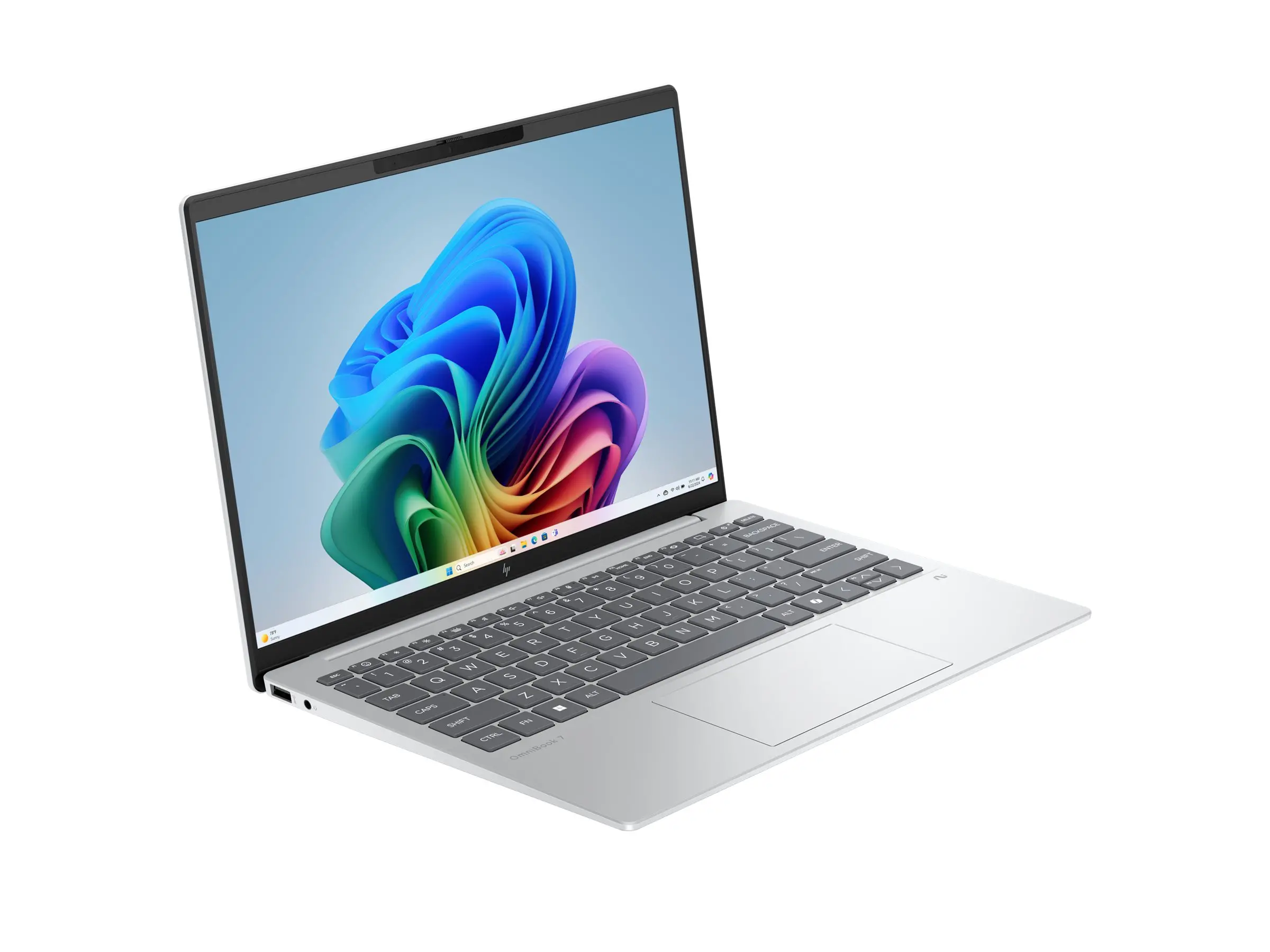 HP OmniBook 7 Aero AMD Ryzen AI 7 350 13.3inch WUXGA AG 32GB LPDDR5X 1TB PCIe W11H Glacier Silver - image 6