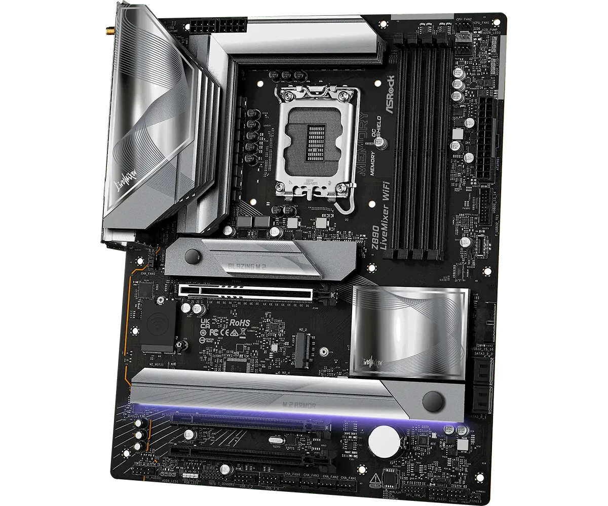 Дънна платка, ASROCK Z890 LIVEMIXER WIFI - image 2