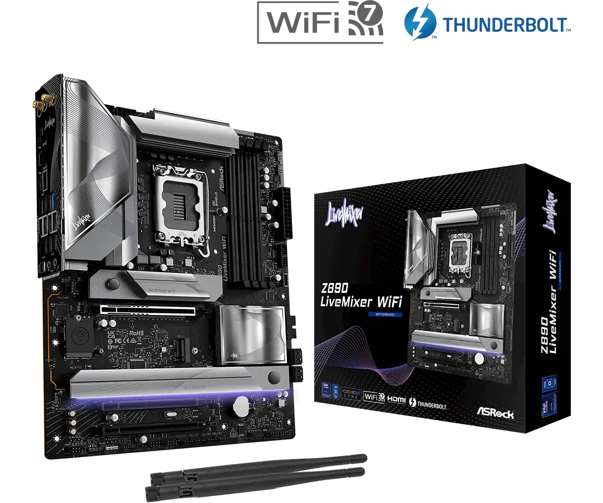 Дънна платка, ASROCK Z890 LIVEMIXER WIFI - image 4