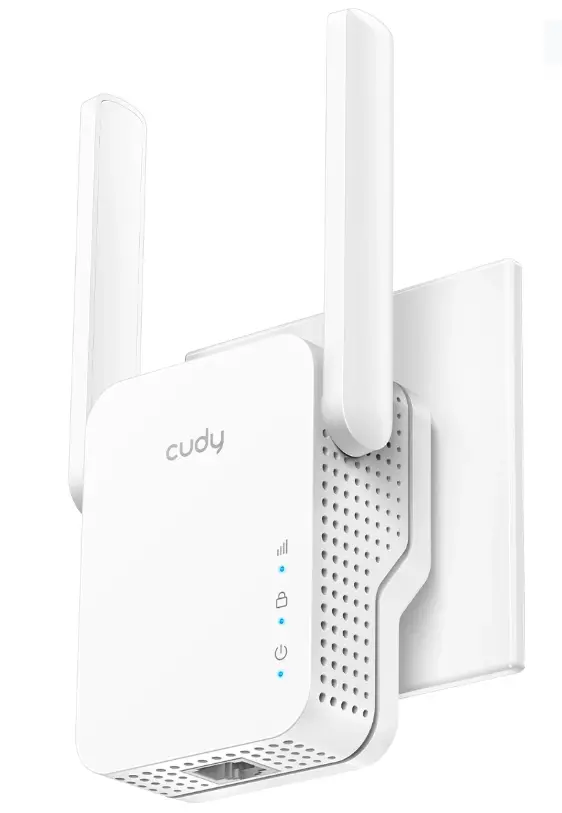 Безжичен усилвател, Cudy RE1500 Wi-Fi 6 Mesh Repeater AX1500 1201Mbps at 5GHz + 300Mbps at 2.4GHz - image 1