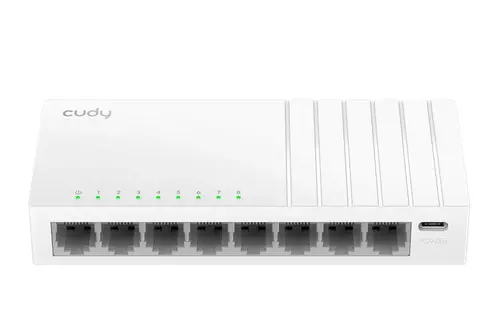 Комутатор, Cudy FS108D 8-Port 10/100 Mbps Desktop Switch, 8 10/100M RJ45 Ports, Desktop Plastic Case