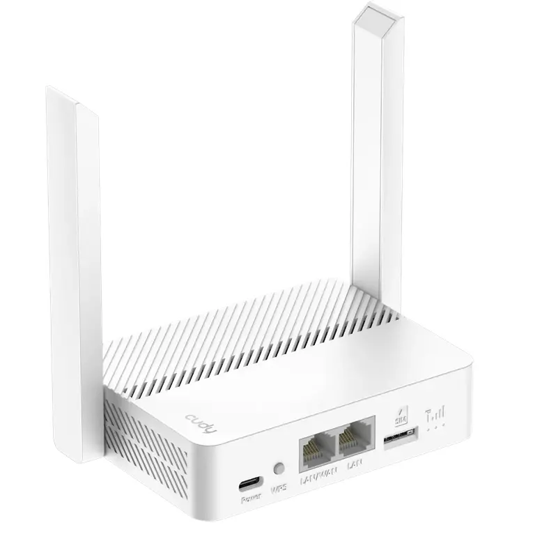 Рутер, Cudy LT300 Wi-Fi 4G LTE Cat4 Router N300, 300Mbps Wi-Fi, 2 10/100M RJ45 Ports, Nano SIM Slot - image 2