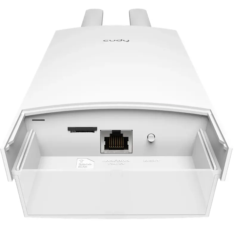 Рутер, Cudy LT400 Outdoor 4G LTE Cat 4 N300 Wi-Fi Router, 300Mbps Wi-Fi, build-in 4G LTE modem, lightning protection, IP65 Waterproof, 10/100M RJ45 - image 3