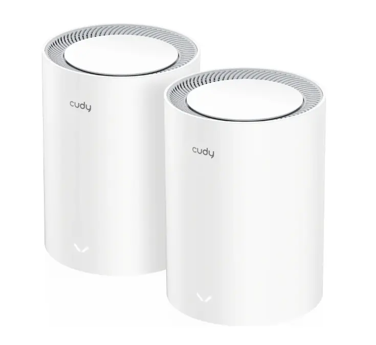 Рутер, Cudy M3000 (2-Pack) AX3000 Wi-Fi 6 Mesh Dual-Band 2402Mbps at 5GHz + 574Mbps at 2.4GHz