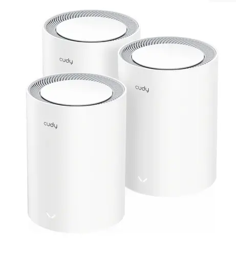 Рутер, Cudy M3000 (3-Pack) AX3000 Wi-Fi 6 Mesh 2402Mbps at 5GHz + 574Mbps at 2.4GHz