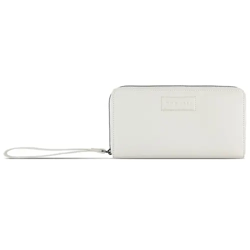 Дамски кожен портфейл Bugatti Elsa Long Zip Wallet, бял - 1