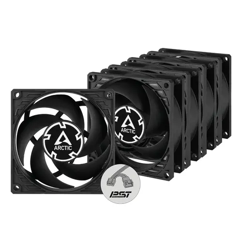 Комплект вентилатори 5-pack ARCTIC P8 80mm PWM PST