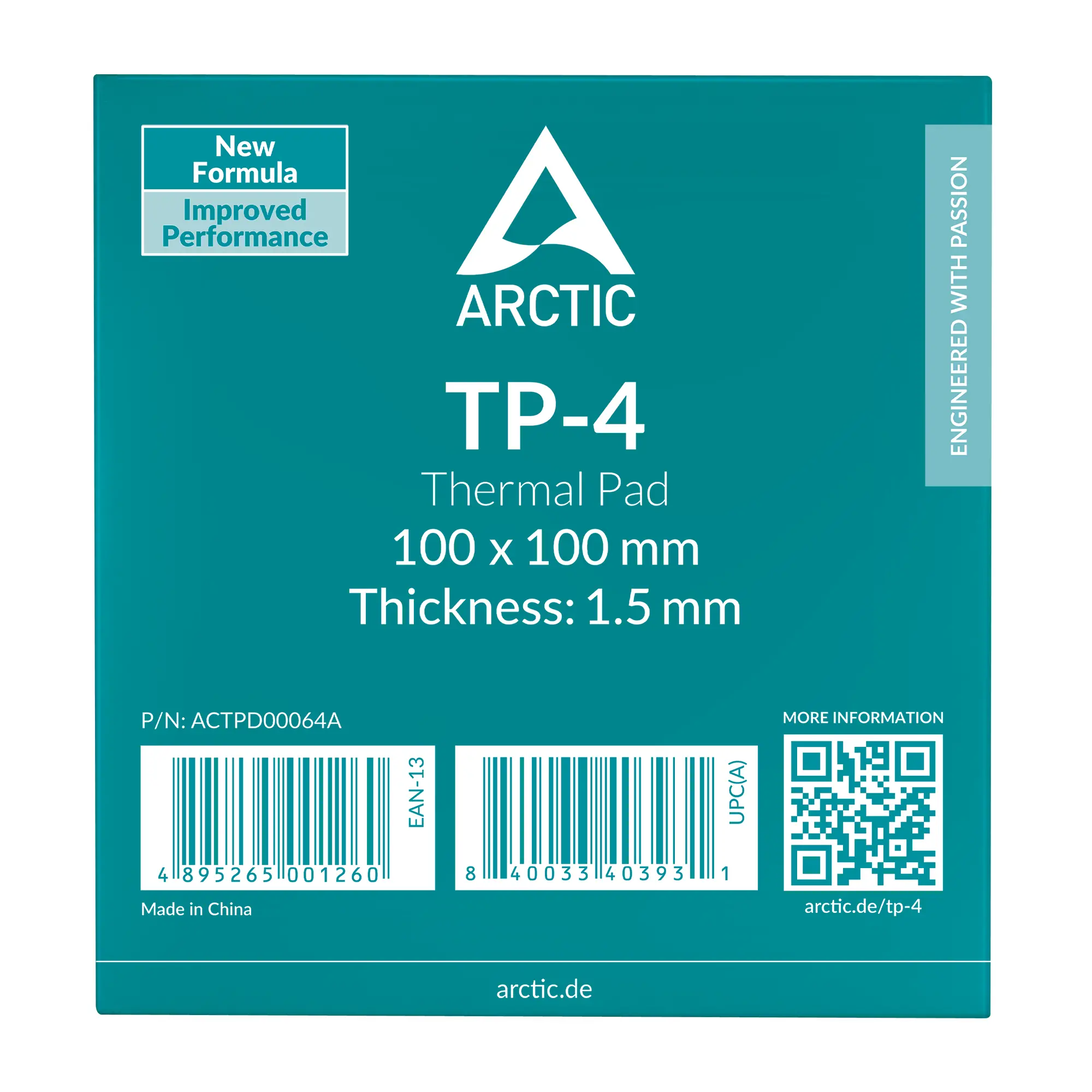 Термопроводящ пад ARCTIC TP-4 - 100x100x1.5 mm - image 2