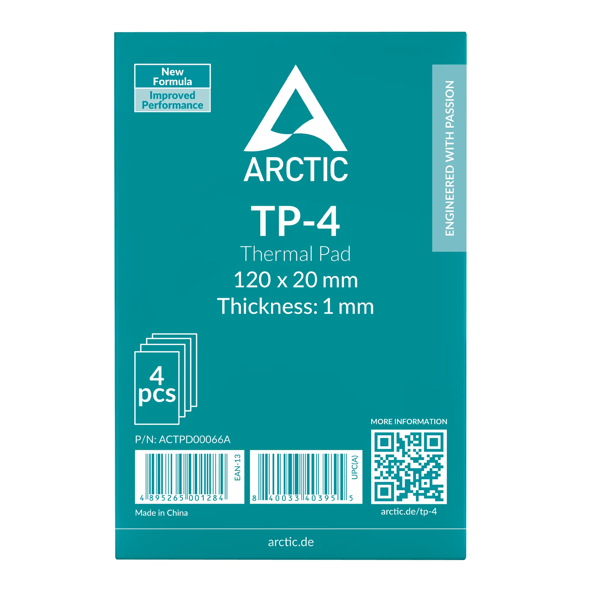 Термопроводящ пад ARCTIC TP-4 - 120x20x1.0 mm 4-Pack - image 2