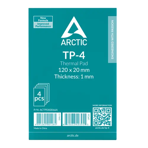 Термопроводящ пад ARCTIC TP-4 - 120x20x1.0 mm 4-Pack - image 2