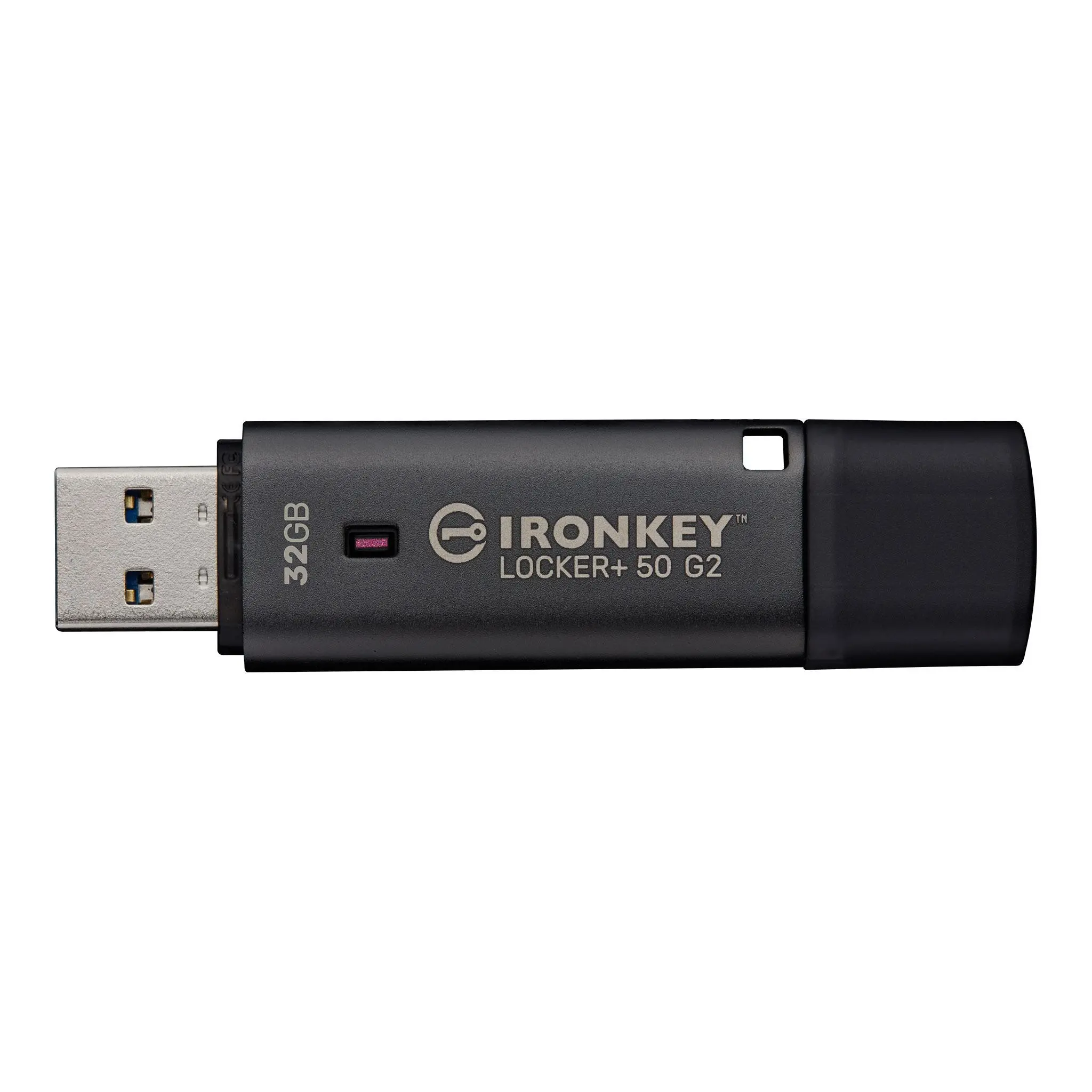 USB памет KINGSTON IronKey Locker+ 50 G2 - 32GB, XTS-AES 256-bit - image 1