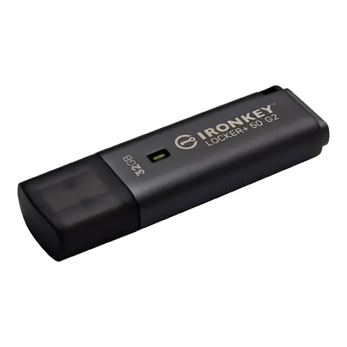 USB памет KINGSTON IronKey Locker+ 50 G2 - 32GB, XTS-AES 256-bit - 3