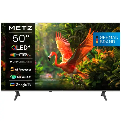 Телевизор METZ 50" 50MQH7500Z UHD 4K QLED+ Google TV, 120Hz, 126 см