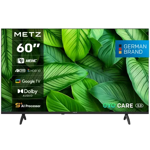 Телевизор METZ 60" 60MUF7000Z Ultra HD 4K LED Google TV, Клас E